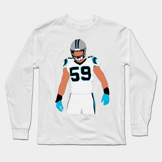 Luke Kuechly Long Sleeve T-Shirt by SickSticksCo